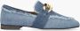 Babouche Wianna Jeansblauw - Thumbnail 1