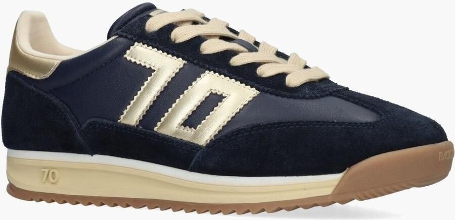 BACK70 Lage Sneakers Dames Jogger Maat: 39 Materiaal: Suède Kleur: Donkerblauw - Foto 6