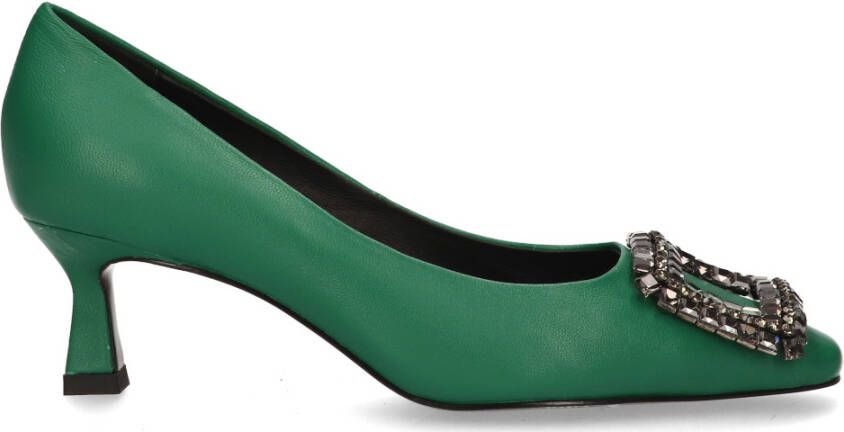 BiBi Lou Dames Pumps Damesschoenen Suède Kitten heel hoogte 6 cm 656Z10VK Groen