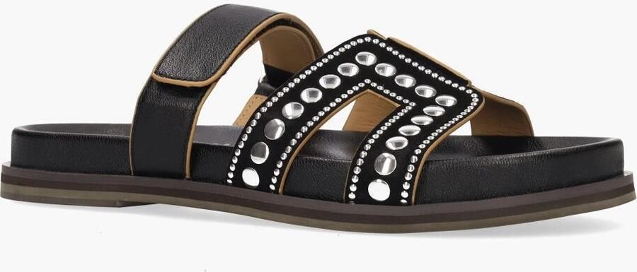 Bibi Lou Zwarte zomer slippers stijlvol minimalistisch comfort Black Dames - Foto 4