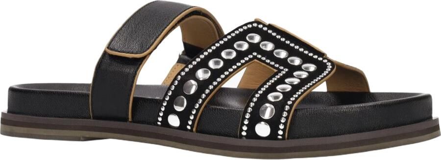 Bibi Lou Zwarte zomer slippers stijlvol minimalistisch comfort Black Dames - Foto 6