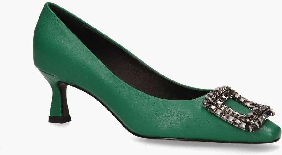 BiBi Lou Dames Pumps Damesschoenen Suède Kitten heel hoogte 6 cm 656Z10VK Groen - Foto 2