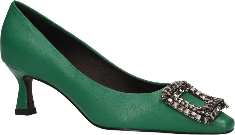 BiBi Lou Dames Pumps Damesschoenen Suède Kitten heel hoogte 6 cm 656Z10VK Groen - Foto 3