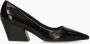 Billi Bi Zwarte Leren Decolleté Pumps Black Dames - Thumbnail 2