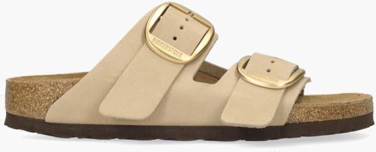 BIRKENSTOCK Slippers Dames Arizona Big Buckle Nubuck Beige - Foto 13