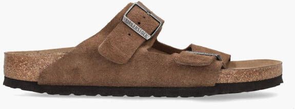 Birkenstock Sandalen Arizona SF Suede Leather Narrow Dark Tea Tonal - Foto 7