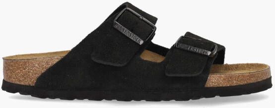 Birkenstock Zwarte Leren Sandalen Unisex Lage Stijl Black - Foto 10