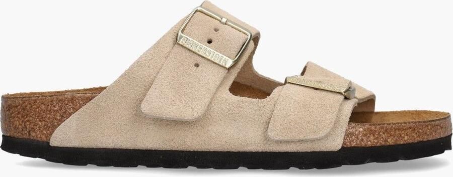 BIRKENSTOCK Slippers Dames Arizona Dames Maat: 42 Materiaal: Suède Kleur: Beige - Foto 11