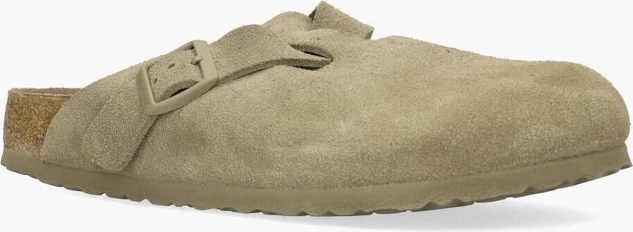 Birkenstock Suede Leather Boston Platte Schoenen Green - Foto 9