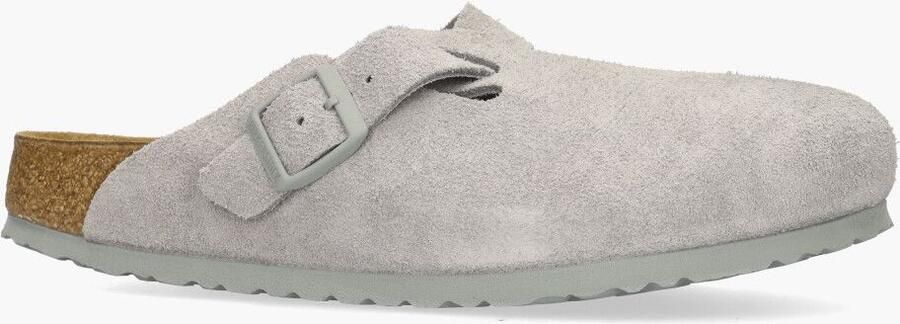 Birkenstock BOSTON SUEDE PURE SAGE slippersPopulaire Groen - Foto 5
