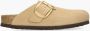 Birkenstock Comfortabele Knuppel Pantoffels voor Alledaags Gebruik Beige Dames - Thumbnail 4