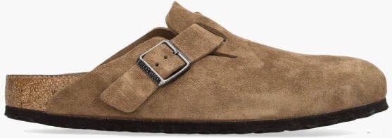 Birkenstock Slippers BOSTON SFB LEVE DARK TEA TONAL FB
