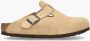 Birkenstock Gestoffeerde Suède Mules Beige Dames - Thumbnail 2