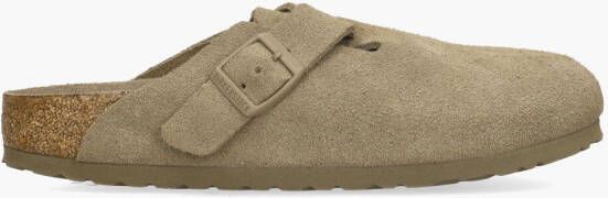 Birkenstock Suede Leather Boston Platte Schoenen Green - Foto 10
