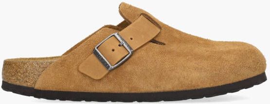 Birkenstock Boston Mixed Leather Cognac