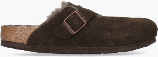 Birkenstock slipper BOSTON Shearling Mocca Seude Leather narrow - Foto 15