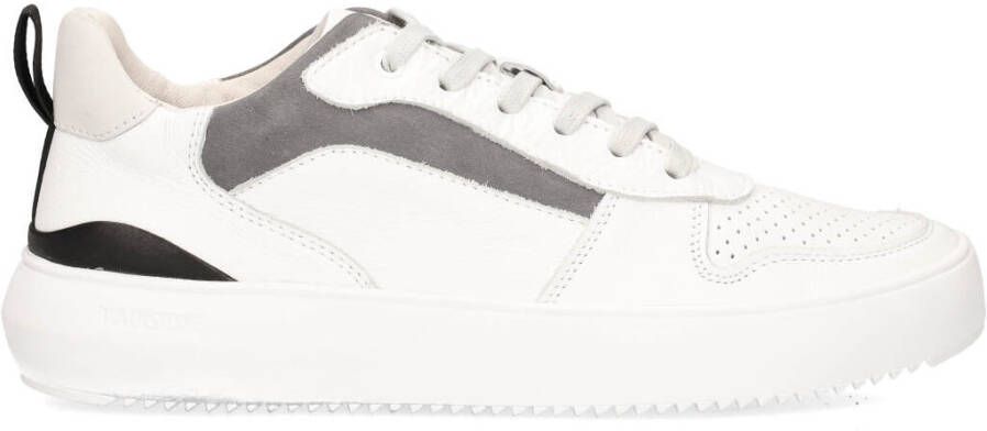 BLACKSTONE Lage Sneakers Heren Mykel Maat: 43 Materiaal: Leer Kleur: Wit - Foto 8