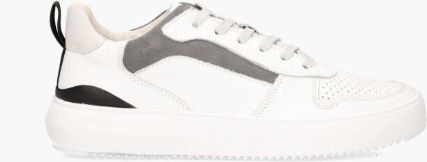 BLACKSTONE Lage Sneakers Heren Mykel Maat: 43 Materiaal: Leer Kleur: Wit - Foto 7
