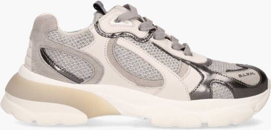 B.L.A.H. Muriel Grey Metallic Silver Lage sneakers