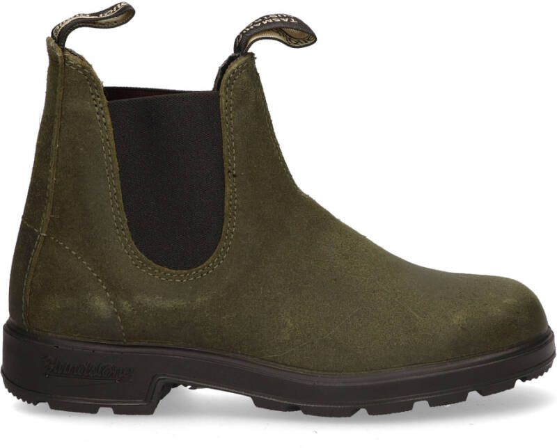 Blundstone Chelsea Laarzen Loop in Stijl met Dark Olive Breast Beatle El Side Boot Input Crust Groen Unisex - Foto 13