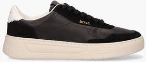 Hugo Boss Baltimore sneaker van leer met suède details - Foto 2
