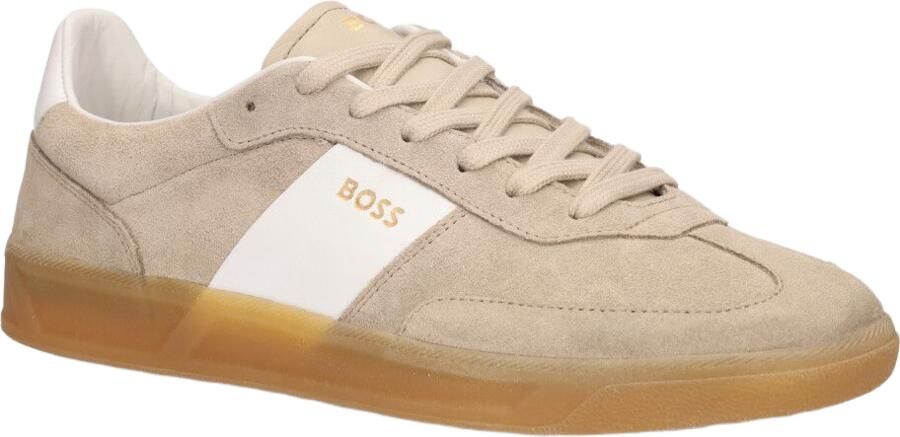 BOSS Lage Sneakers Heren Brandon_tenn Maat: 45 Materiaal: Suède Kleur: Beige - Foto 4