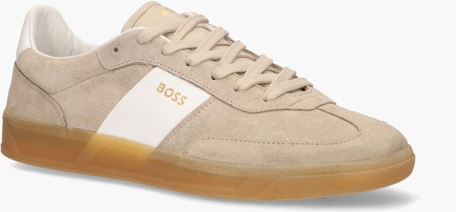 BOSS Lage Sneakers Heren Brandon_tenn Maat: 45 Materiaal: Suède Kleur: Beige - Foto 6