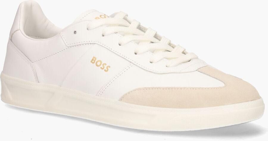 BOSS Lage Sneakers Heren Brandon Tenn Maat: 45 Materiaal: Leer Kleur: Wit - Foto 6