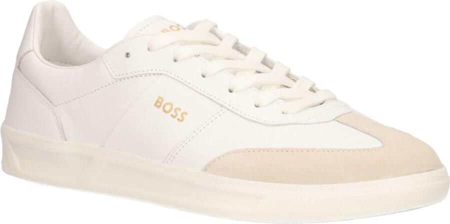 BOSS Lage Sneakers Heren Brandon Tenn Maat: 45 Materiaal: Leer Kleur: Wit - Foto 7