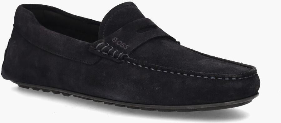 BOSS Mocassins Heren Noel_mocc Maat: 45 Materiaal: Suède Kleur: Blauw - Foto 4