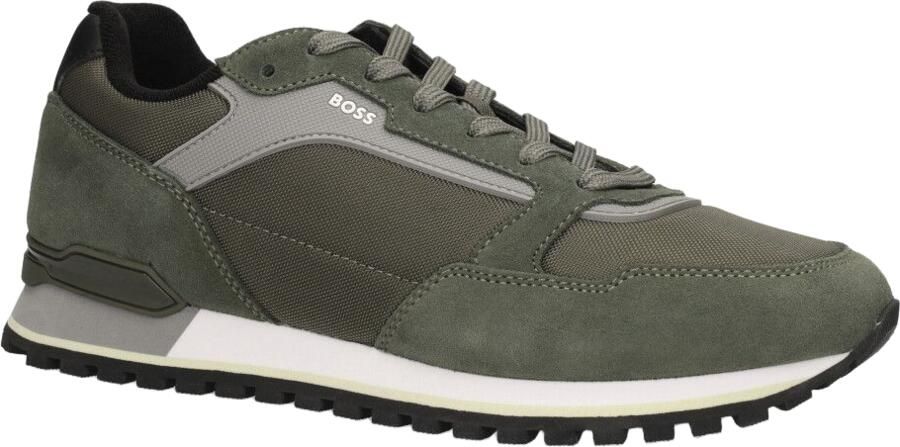 BOSS Lage Sneakers Heren Parkour-l_runn Maat: 41 Materiaal: Suède Kleur: Groen - Foto 8