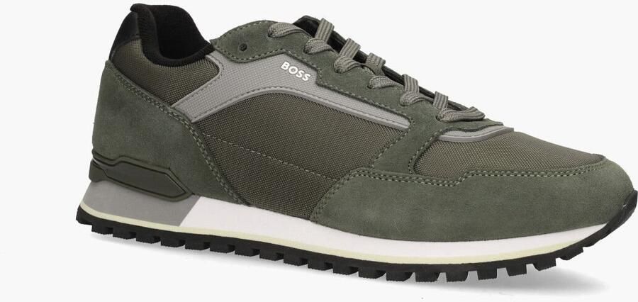 BOSS Lage Sneakers Heren Parkour-l_runn Maat: 41 Materiaal: Suède Kleur: Groen - Foto 6
