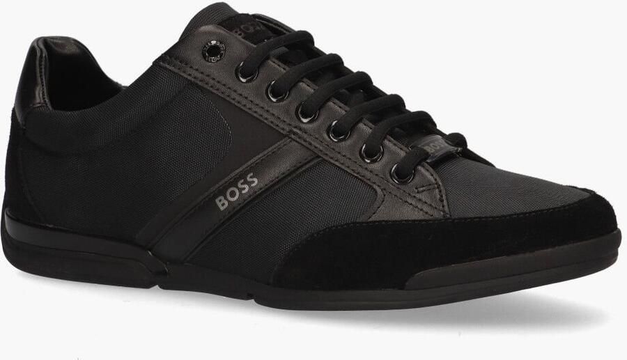 Hugo Boss Saturn Lowp Shoe Black Zwart Heren - Foto 8