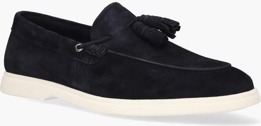 Hugo Boss Blauwe Suède Instap Mocassins Blue Heren - Foto 3