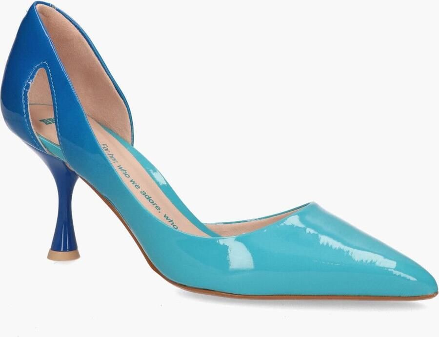 Bronx New vivian 75133 Pumps High Heels Schoenen Hoge Hak Dames Blauw - Foto 2