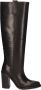 Bronx Zwarte Hoge Laars Eye-Catcher Black Dames - Thumbnail 3