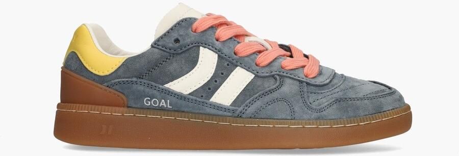 COOLWAY Lage Sneakers Dames Goal Maat: 40 Materiaal: Suède Kleur: Blauw - Foto 4