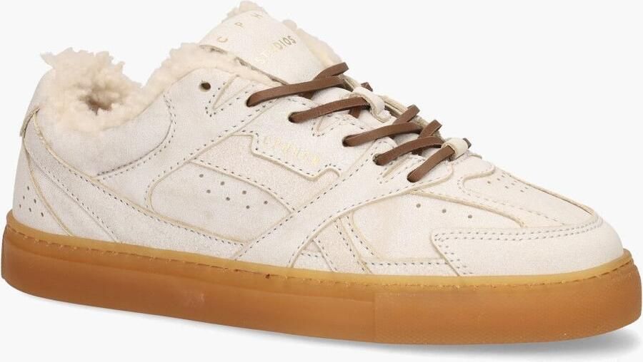 Copenhagen Studios Copenhagen CPH63 witte damessneaker vintage look met wol gevoerd - Foto 9