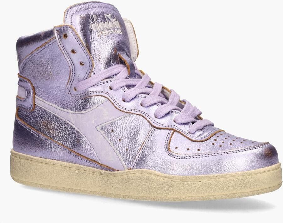Diadora Dames Mi Basket Metal Sneaker Paars - Foto 6