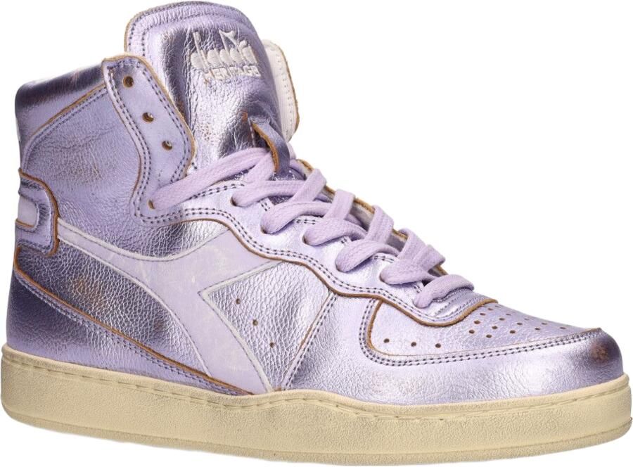Diadora Dames Mi Basket Metal Sneaker Paars - Foto 5