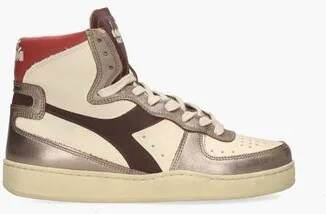 Diadora Heritage Mi Basket Metal Mixed Used Crème Multicolour