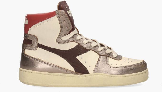 Diadora Heritage Mi Basket Metal Mixed Used Crème Multicolour