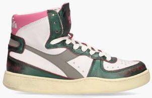 Diadora Heritage Mi Basket Metal Mixed Used Wit Multicolor
