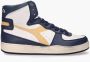 Diadora Heritage Mi Basket Used Wit Blauw Cognac - Thumbnail 1