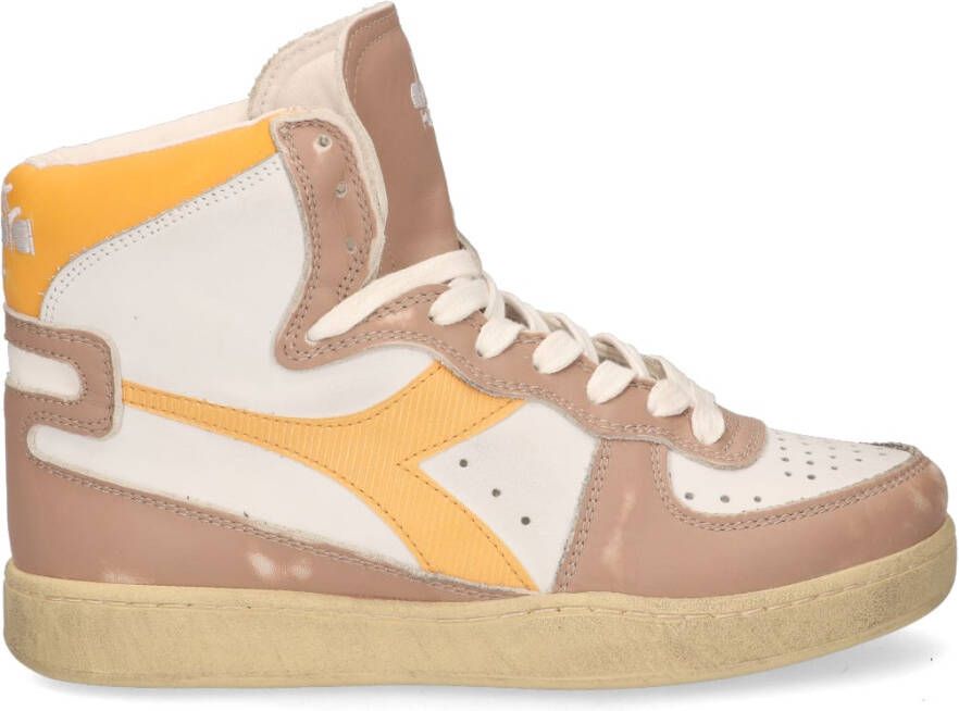 Diadora Heritage mi basket used sneakers heren wit c0657 white white leer 43 5(9+ ) - Foto 11