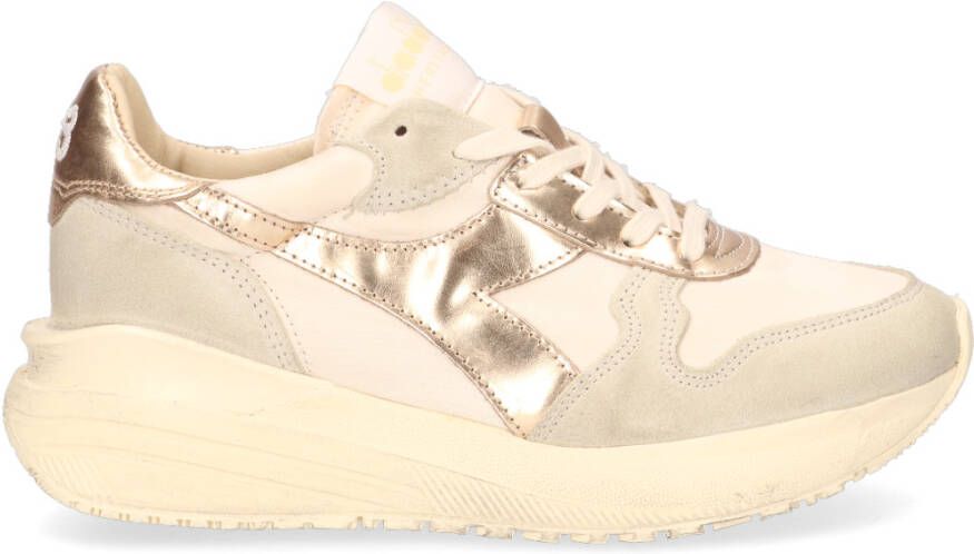 Diadora Sneakers Dames Lage sneakers Damesschoenen Canvas Venus Queen Gebroken wit combi - Foto 4