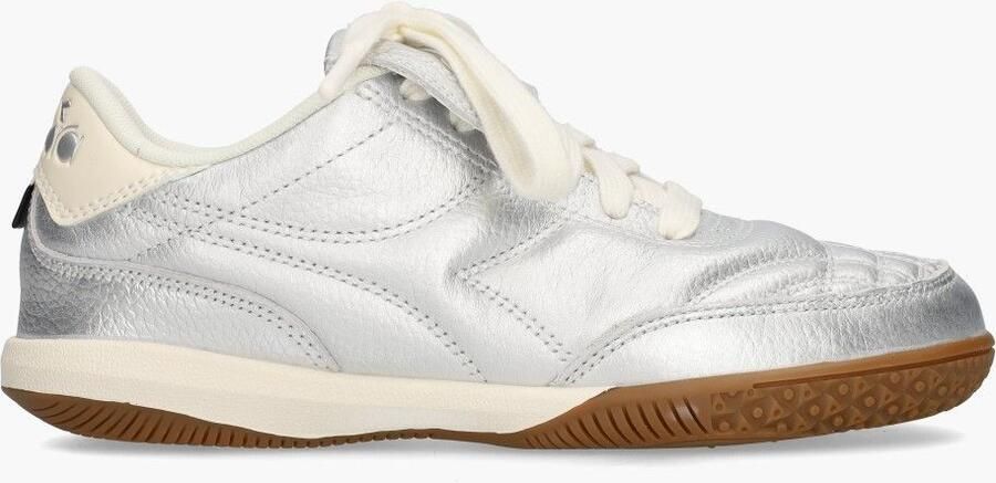 DIADORA Lage Sneakers Dames Gold Indoor Maat: 40 Materiaal: Leer Kleur: Zilver - Foto 4