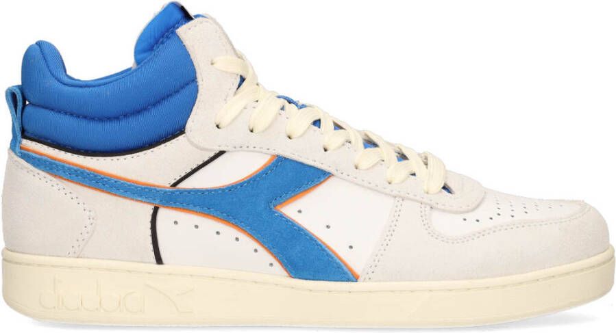 Retro Sneaker Magic Basket Demi Cut Hoge sneakers Leren Sneaker Heren Blauw - Foto 6