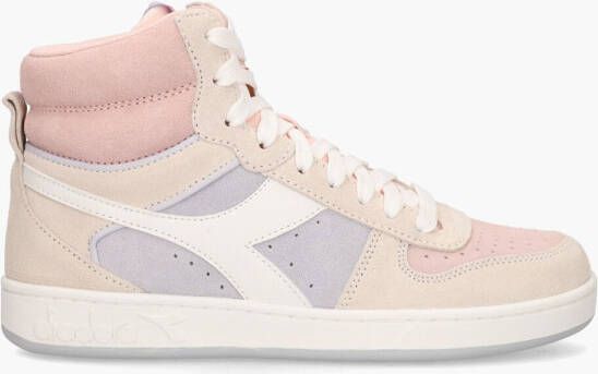 Diadora Sport Magic Basket Mid Suede Beige Multicolor
