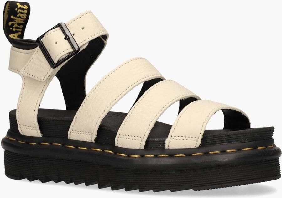 Dr. Martens Beige Sandaal van Textuurleer met Verstelbare Enkelband Beige Dames - Foto 16